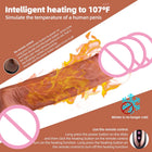 Vibrador em Silicone com Aquecimento e Controlo Remoto
