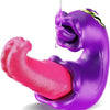 Adult Sex Toys for Women 4in1 Vibrator with Tongue Thrusting Dildos G Spot Dildo 10 Clitoral Licking Modes Female Masturbation