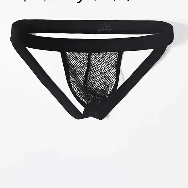 Jock Strap Underwear Men Thong Sexy Man Mesh G String Anal Jockstrap Erotic Panties Backless Lingerie G-String Homme Underpants