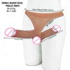 Silicone Double Penis Dildo Wearing Pants Dick Realistic Penis Toy for Lesbian Couple Strap on Masturbator Adult Sex Toys