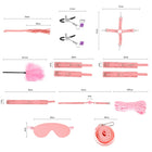 Kit de Restrições Ajustáveis para Cama BDSM Intima Secret