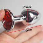 Plug Anal de Eletroestimulação em Silicone
