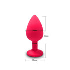 4pcs Soft Silicone Anal Plug Mini Erotic Bullet Vibrator Butt Plug Sex Toy for Men Women Gay Couples Anal Prostate Stimulator