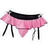 Jockstrap Skirt for Men Sexy G-String Garter Belt Pouch Underwear Crossdressing Sissy Low Rise T-Back Thong Gays Erotic Lingerie
