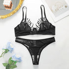 Beautiful Women's Pink and Black brassiere Lace Sexy Lingerie Set Pull Up Bra 2024 New fashionable Women's Clothing