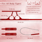 Conjunto Bondage Ajustável com Algemas
