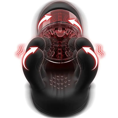 Masturbador Masculino Elétrico em Silicone Médico — Design Compacto