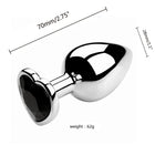 Metal Anal Plug for Women Men Couples Butt Plug Butt Toy Adult Game Masturbator Anal S/M/L Diamond Sex Toy for Adult Products