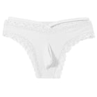 Cueca Sissy Masculina em Renda com Bolsa