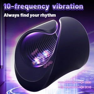 Sex Toys for Men - Male Masturbator Penis Training Vibrator with APP Control Vibrating Sex Toy Strokers Glans Trainer Stimulator