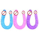 Dildo Duplo em Silicone Médico com Design em U