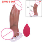 SXXY 18+ Men Women Sex Pleasure Squirt Dildo Skin Texture Double Layer Ejaculating Butt Plug анальная пробка Vagina Anus Dilator