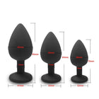 4pcs Soft Silicone Anal Plug Mini Erotic Bullet Vibrator Butt Plug Sex Toy for Men Women Gay Couples Anal Prostate Stimulator