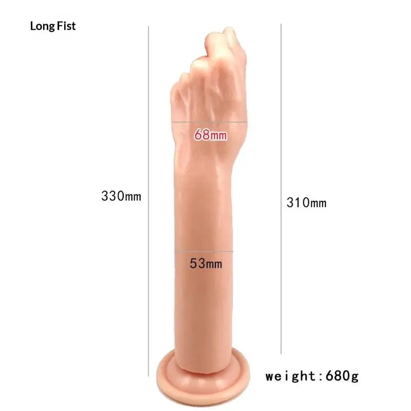 Big Fisting Dildo - Huge Hand Anal Plug Dilator for Adult Vaginal & Anus Masturbation Buttocks Expansion Large Penis Sex Toy
