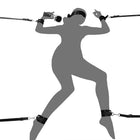 Kit de Restricao em Couro e Corda BDSM Intima Secret