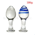 Glass Butt Plug LGBT Crystal Penis Erotic Dildos Anal Toys for Gay Lesbian