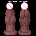 Dildo de Silicone para Dilatação com Design Anatómico