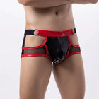 Cueca Jockstrap Masculina Faux Leather Intima Secret