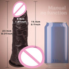 Big Dick Realistic Dildo Telescopic Vibrator Artificial