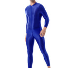 Body Masculino de Gola Alta e Manga Longa