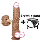 Dildo Realista em Silicone de Dupla Camada — 27 cm