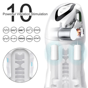 Automatic Male Sucking Mastubator Vibration Blowjob Machine Masturbation Cup Sex Toys Adult Goods for Men Masturbate Supplies