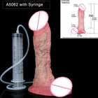 SXXY 18+ Men Women Sex Pleasure Squirt Dildo Skin Texture Double Layer Ejaculating Butt Plug анальная пробка Vagina Anus Dilator