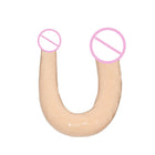 Dildo Duplo em Silicone Médico com Design em U
