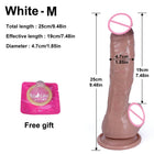 Dildo Realista em Silicone com Ventosa