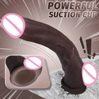Dildo Realista Longo em Silicone de Dupla Camada com Ventosa