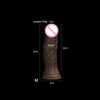 Dildo de Fantasia Longo em Silicone com Ventosa de Forte Aderência