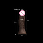 Dildo de Fantasia Longo em Silicone com Ventosa de Forte Aderência