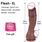 Dildo Realista em Silicone com Ventosa