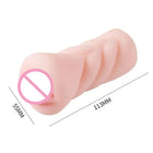 Masturbador Masculino Manual em Silicone — Design com 3 Tipos de Estimulação