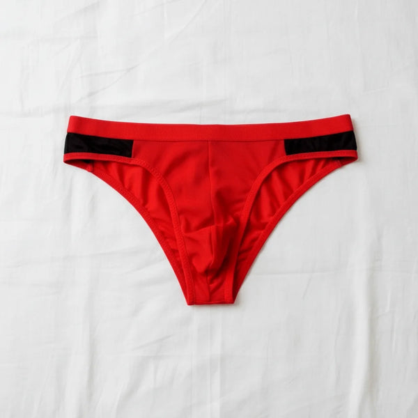 Cueca Masculina Transparente em Tule Cintura Baixa