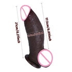 Dildo Realista de 30 cm em Silicone Líquido com Dupla Camada e Ventosa