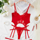 Floral Lace Garter Lingerie Set With Choker Women Intimates 2024 Underwire Bra And Thongs Ladies Underwear Set
