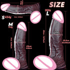 Diameter Massive XXL Dildo with Flared Big Head Dual Density Silicone Giant Anal Dildo Huge Butt Plug Adult Sex Toys for Advance