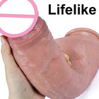 Dildo Realista em Silicone com Ventosa