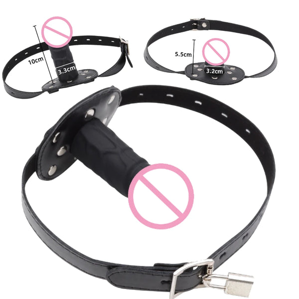 Mouth Plug Gag BDSM em Silicone