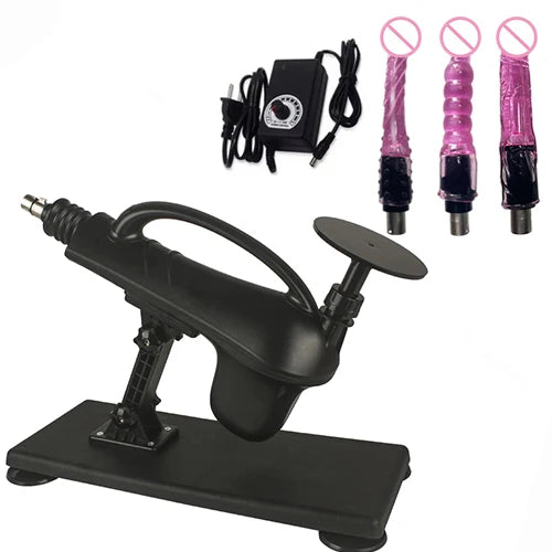 New Automatic Sex Machine Sex Toys,Thrusting Machines for Men Women,Love Machine Device Gun with 3XLR Dildo Attachments