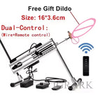 Sex Machine with Realistic Dildos Automatic Thrusting Machine for Women Remote Control Powerful Vibration Massager Masturbation