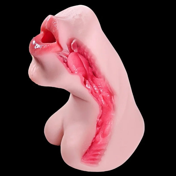 Sex Toy Mouth Textured Masturbation Tool for Men Realistic Artificial Vagina Pussy Tight Vagina Anus Ass Male Masturbator Cup