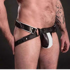 Hot Harness Mens Bdsm jockstrap genuine Cow Leather Suspensorios sexual hombre cosplay Erotic lingerie  fetisch herren