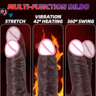 Big Dick Realistic Dildo Telescopic Vibrator Artificial