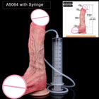 SXXY 18+ Men Women Sex Pleasure Squirt Dildo Skin Texture Double Layer Ejaculating Butt Plug анальная пробка Vagina Anus Dilator
