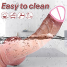 Dildo Realista de 31 cm em Silicone com Ventosa
