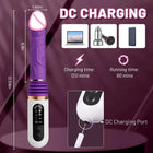 Sex Thrusting Machine for Woman G Spot Automatic Masturbation Dildo Sex Machine Automatic Telescopic Thrusting Dildo Vibrator