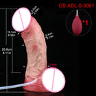 SXXY 18+ Men Women Sex Pleasure Squirt Dildo Skin Texture Double Layer Ejaculating Butt Plug анальная пробка Vagina Anus Dilator