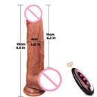 Vibrador em Silicone com Aquecimento e Controlo Remoto